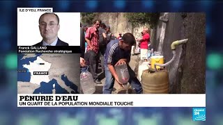 Pénurie deau  un quart de la population mondiale proche du quotjour zéroquot [upl. by Dranyam]