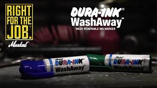 Markal® DuraInk® WashAway™ Wash removable ink marker [upl. by Danyelle]