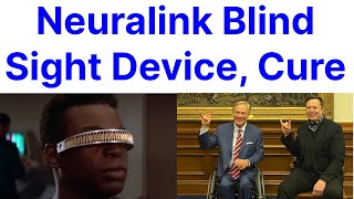 Neuralink Blind Sight Device Cure Blindness [upl. by Sibby]