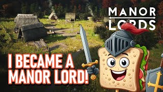 I Became A Manor Lord  Manor Lords  Day 1  Lunch Hour Play Sessions [upl. by Ramyar]