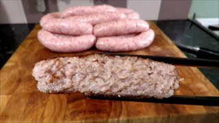 How To Make Sausages Ruskless Sausages Also Gluten FreeSRP [upl. by Noitna]