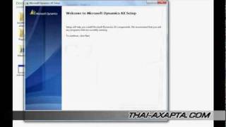 วิธีติดตั้งลง Install Dynamics AX2009 บน Windows 7ThaiAxaptacom [upl. by Idnyl]