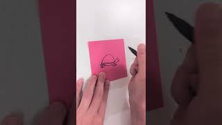 QuickTutorial Schildkröte zum Zeichnen lernen Doodles kritzeln und Malen für Kinder u Anfänger [upl. by Tedie]