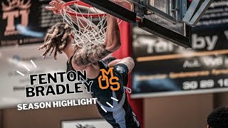 Fenton Bradley Jr 6’8 FREAK ATHLETE Svendborg Rabbits Season Highlights Dual Passport 🇧🇿 [upl. by Byrd]