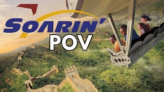 Soarin Around The World EPCOT POV  Full Ride amp Music [upl. by Einal]