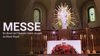 Messe du 2 septembre 2024 en direct de lOratoire SaintJoseph [upl. by Adlen]