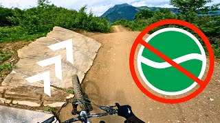 HOW IS THIS A GREEN TRAIL  CHÂTEL MTB BIKE PARK [upl. by Matt263]