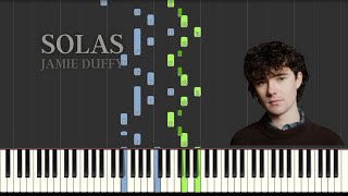 Solas  Jamie Duffy  Synthesia Piano Tutorial [upl. by Ennovy]