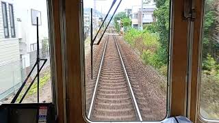 阪急電車 甲陽線 苦楽園口→夙川 後面展望 [upl. by Ajar]