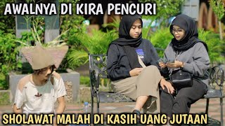 PRANK SHOLAWAT ❗DI KIRA NYOLONG GEMBEL SHOLAWAT DI SAWER JUTAAN [upl. by Maia]