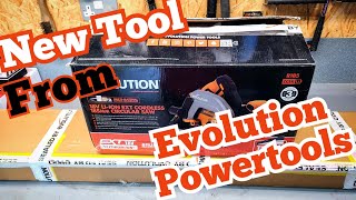 All new track compatible R185CCSX Cordless saw and ST2800 tracks from Evolution Power tools [upl. by Dez]