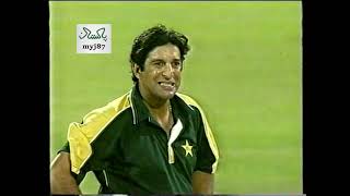 Wasim Akram brilliantly setup Herschelle Gibbs  High quality ball by ball Bowling  Sharjah 2000 [upl. by Powers]