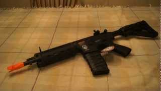 GampG Armament GR4 G26 Electric BlowBack Airsoft Gun Review [upl. by Enneyehs]