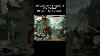 SpiderMan Fatality on Cyrax in Mortal Kombat 💀 shorts mk1 [upl. by Jezebel]