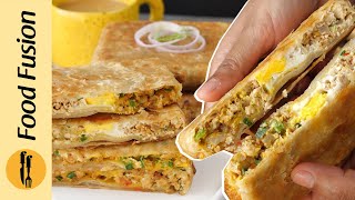 Arabic Paratha Pockets with Frozen Paratha Recipe By Food Fusion Sehri Special [upl. by Narda]