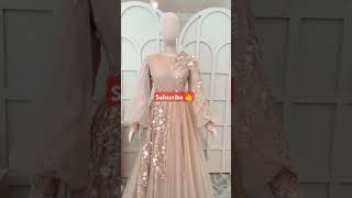 Beautiful gown maxi long frock fashiondesign weddingdress partywear [upl. by Hterag]