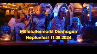 Mittelaltermarkt Dierhagen Neptunfest 2024 [upl. by Ahsina]