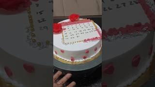 1 KG CALENDAR CAKE NEW DESIGN WORLD CALENDAR CALENDER CAKE trending cake [upl. by Grimbald]