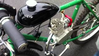 how to start up a bicycle engine [upl. by Eelsew]