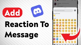 How To Add A Reaction To A Message on Discord Updated [upl. by Slotnick]