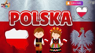 POLSKA  Nasza Ojczyzna ❤️  Piosenka dla Dzieci o Polsce 🇵🇱 🎶 [upl. by Anilok]