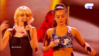 ENSAYO NUNCA EMITIDO GALA 1 OT 2018  ALBA RECHE Y NOELIA  RESPECT [upl. by Ahdar929]