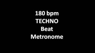 180 BPM  180 Beats Per Minute TECHNO BEAT for Jamming [upl. by Nivla]