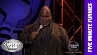 Lavell Crawford⎢Shaq is 90 feet tall⎢Shaqs Five Minute Funnies⎢Comedy Shaq [upl. by Babs636]