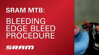 SRAM MTB Bleeding Edge Brake Bleed [upl. by Josephine]