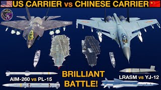 REMODERNIZED 2025 US Carrier Group vs 2025 Chinese Carrier Group Naval Battle 76  DCS [upl. by Niawtna70]