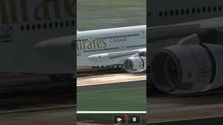 Emirates A380 landing [upl. by Mckale]