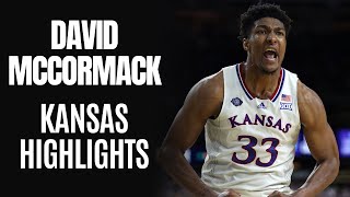 David McCormack Official Kansas Jayhawks Highlights [upl. by Donohue]