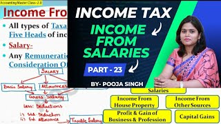 Income From Salaries  Allowances  Income Tax  202223  Accounting Masterclass  Part23  BCom [upl. by Island127]