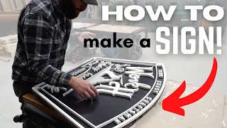 How To Make A Sign WITHOUT A CNC [upl. by Coplin6]