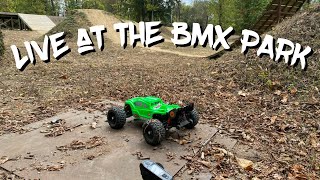 LIVE at the bike park ripping the ARRMA KRATON 4s XXL [upl. by Esirehc982]