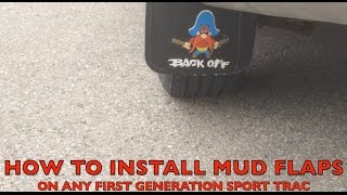 How to Install Mud Flaps at Home [upl. by Lletniuq]