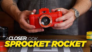 Lomography Sprocket Rocket Film Camera  Camera Review [upl. by Arok]