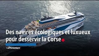 Ces navires luxueux et écologiques vont desservir Corse [upl. by Thurber]