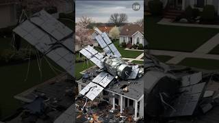 What If A Satellite Falls On Your House shorts science sciencefacts [upl. by Mast899]