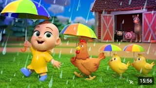 Rain Rain Go Away lAnimal Version l Newborn Baby Songs ampNursery Rhycaroon [upl. by Ailedua]