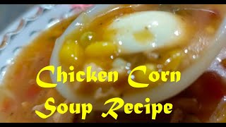 Chicken Corn Soup with Vegetables amp Homemade Chicken Stock Recipe by Asian Food Audit happycooking [upl. by Beberg]