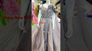 Best engagement gown in delhi wedding trending gown 9871595171 dress designeroutfit trending [upl. by Ahsyekal24]