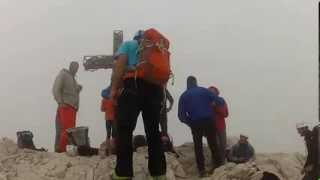 Oskar Schuster Klettersteig  Plattkofel 2969 m GoPro HD Hero 2 [upl. by Assenyl413]