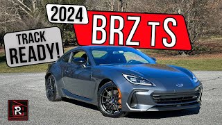 The 2024 Subaru BRZ tS Is A Track Focused STI Tuned Affordable Sports Car [upl. by Necila]