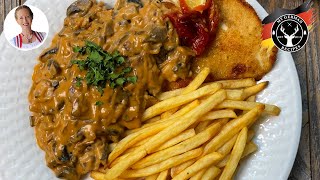 How to Make Hunter Sauce Jaeger Sauce for Hunter Schnitzel ✪ MyGermanRecipes [upl. by Anelrac162]