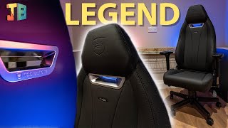 Noble Chairs LEGEND Series  Unboxing amp Review Black Edition [upl. by Einaffit]