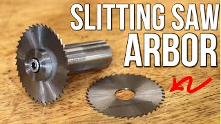 Making A Slitting Saw Arbor For The Milling Machine [upl. by Gerry952]