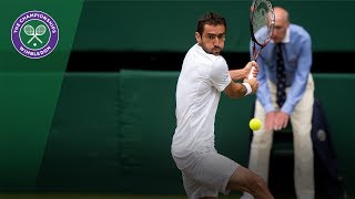 Marin Cilic v Sam Querrey highlights  Wimbledon 2017 semifinal [upl. by Xel]