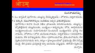 Reply to Ranganayakamma about Vedas in Telugu [upl. by Nollahp]