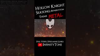 Hollow Knight Silksong  Bonebottom  Metal Cover shorts [upl. by Khorma458]